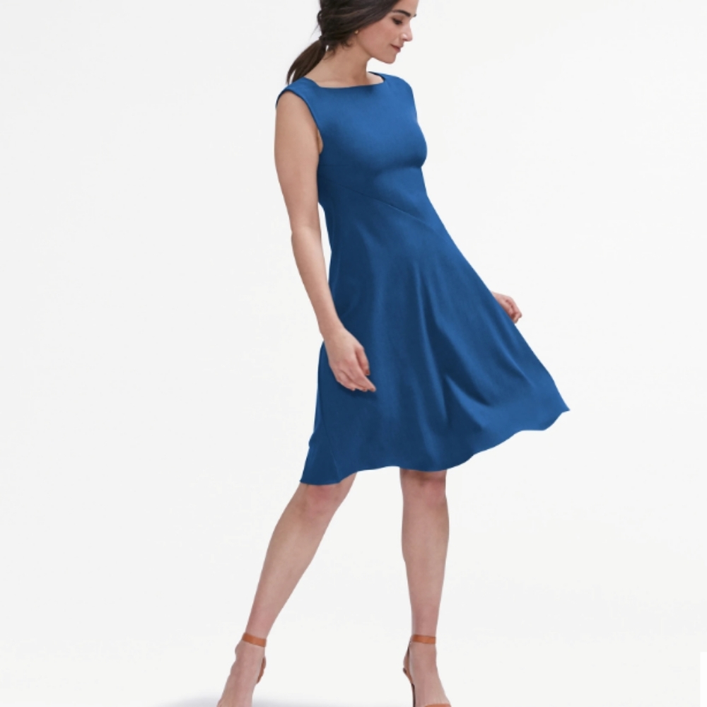 Mm Lafleur | The Pauline Dress Navy Blue Midi